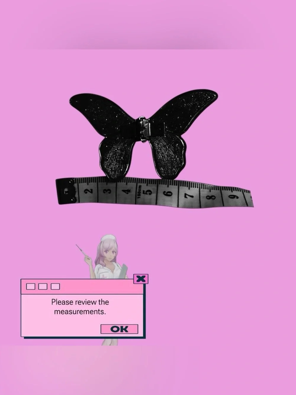 butterfly hair clip